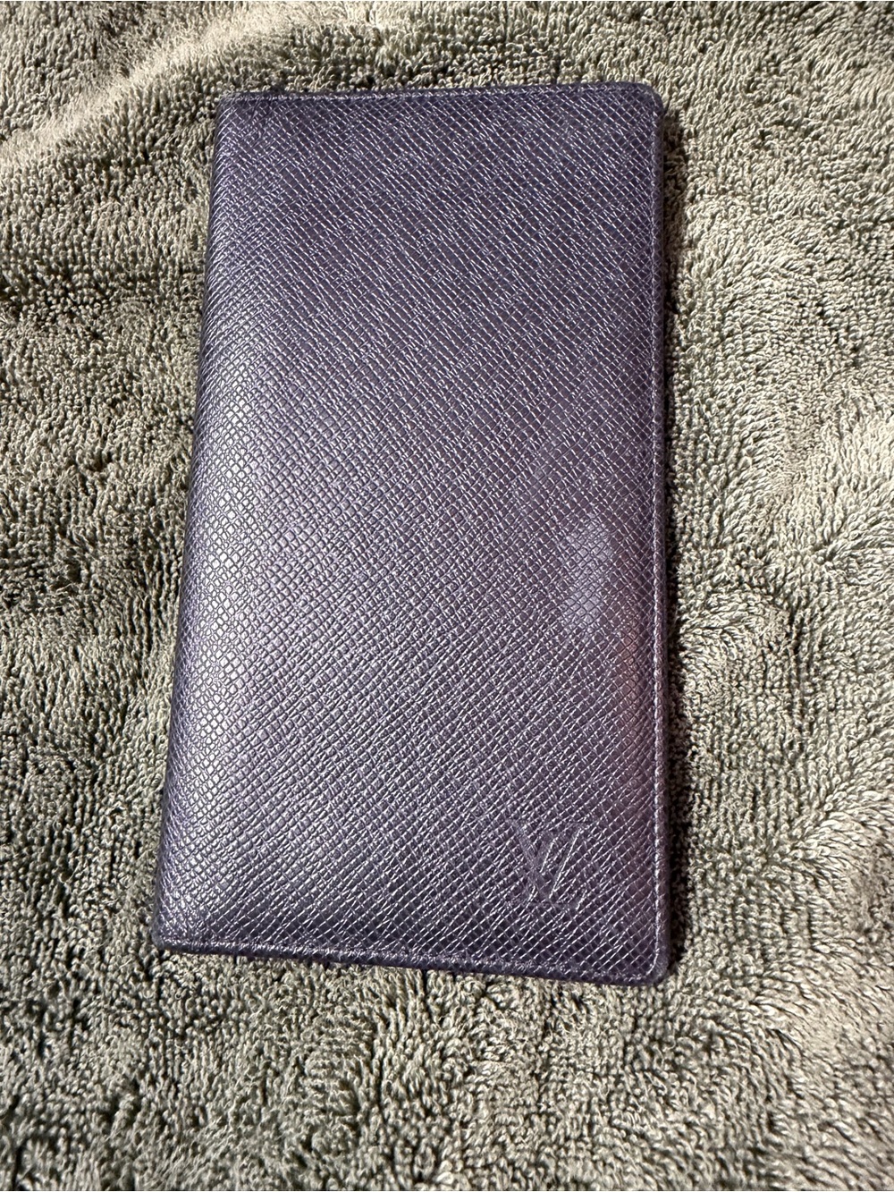 Authentic! LV Leather Men's Long Wallet -